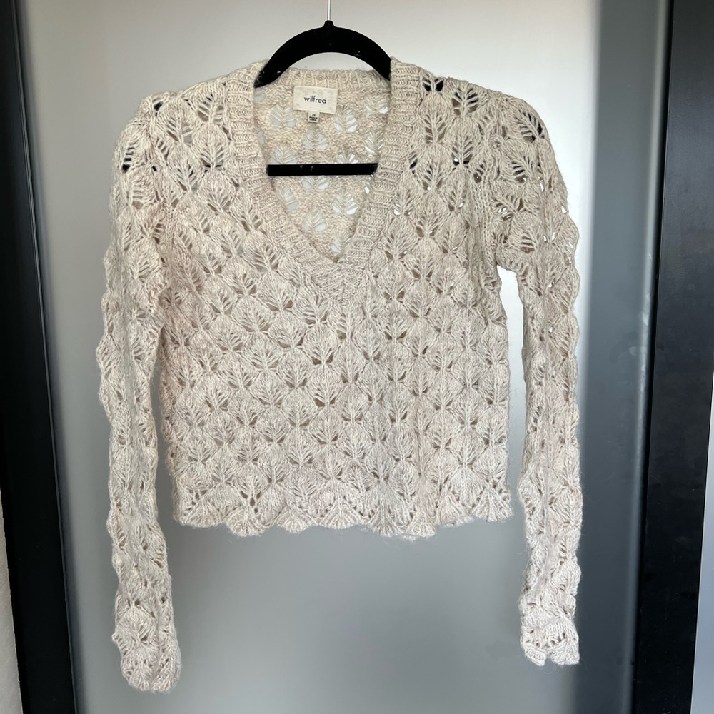Last chance! Wilfred cropped crochet sweater - Picture 2 of 8